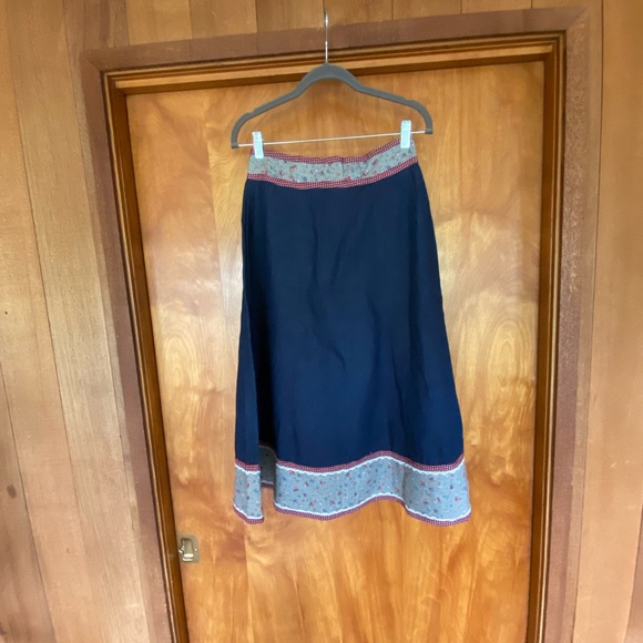 Gunne Sax appliqué skirt - Picture 7 of 7